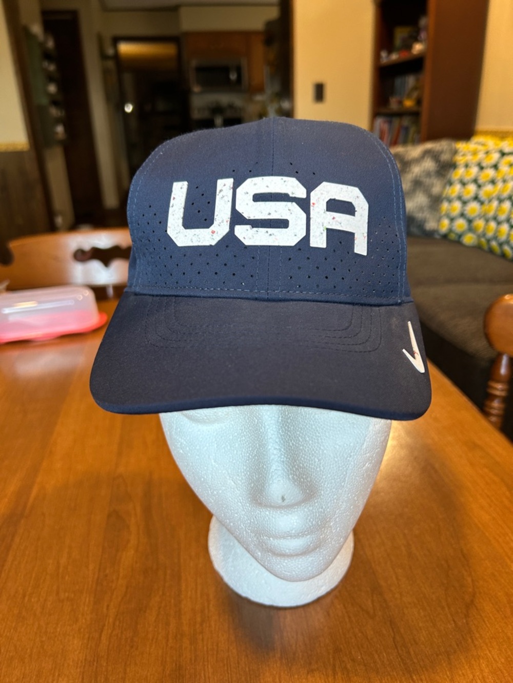 Nike Team USA  Navy and White Youth unisex  Hat